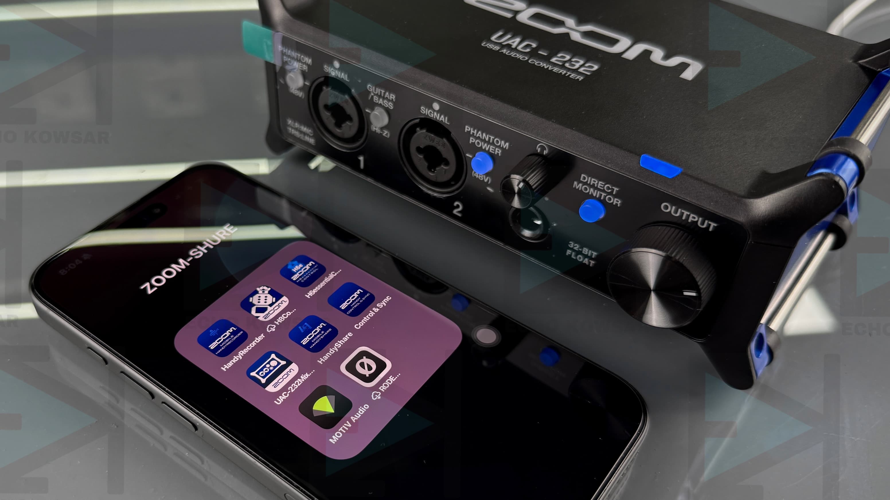 برنامه های کارتصدا ZOOM UAC 232