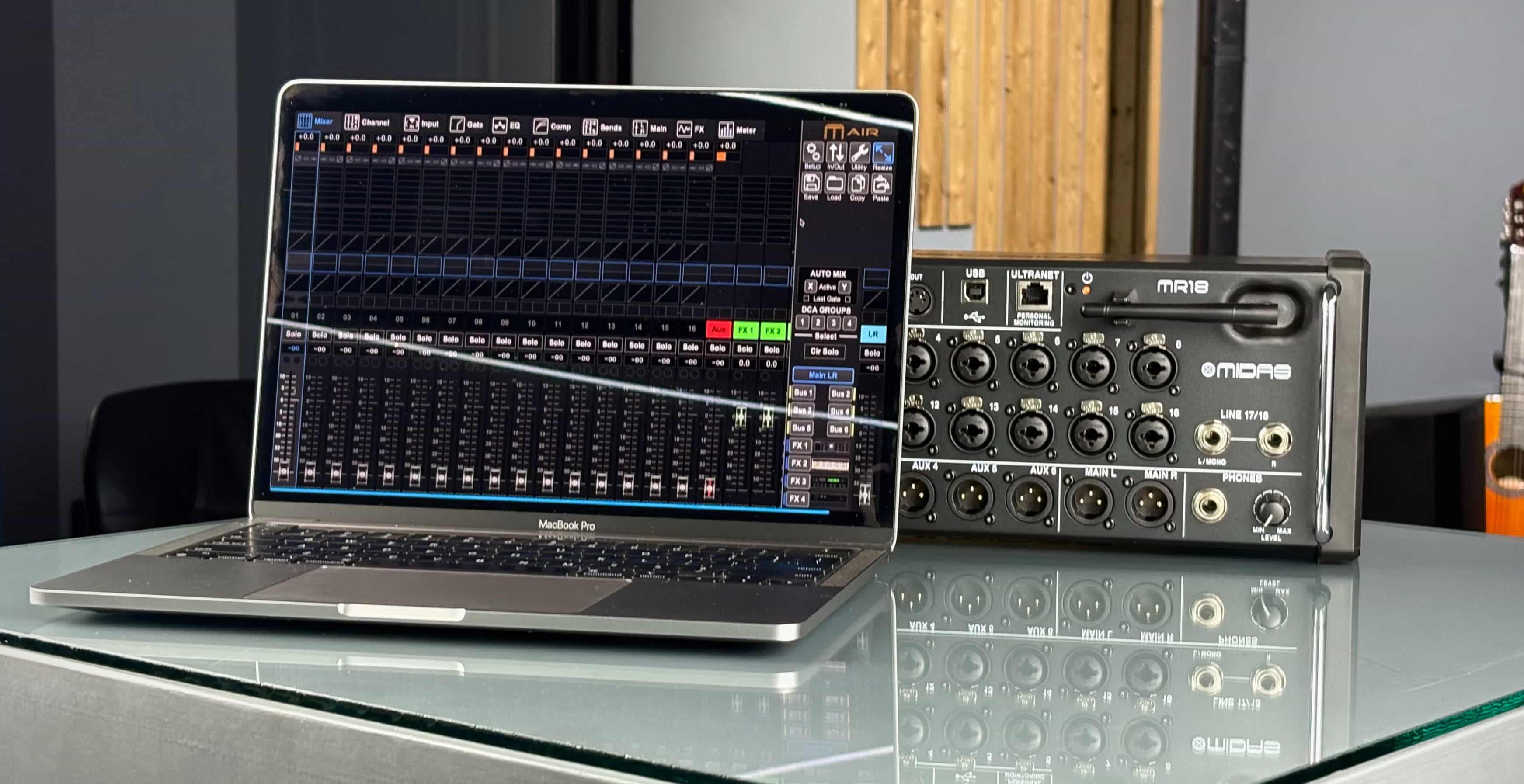 بررسی کامل MIDAS MR18 | بهترین میکسر دیجیتال بازار با بودجه زیر ۱۰۰ میلیون