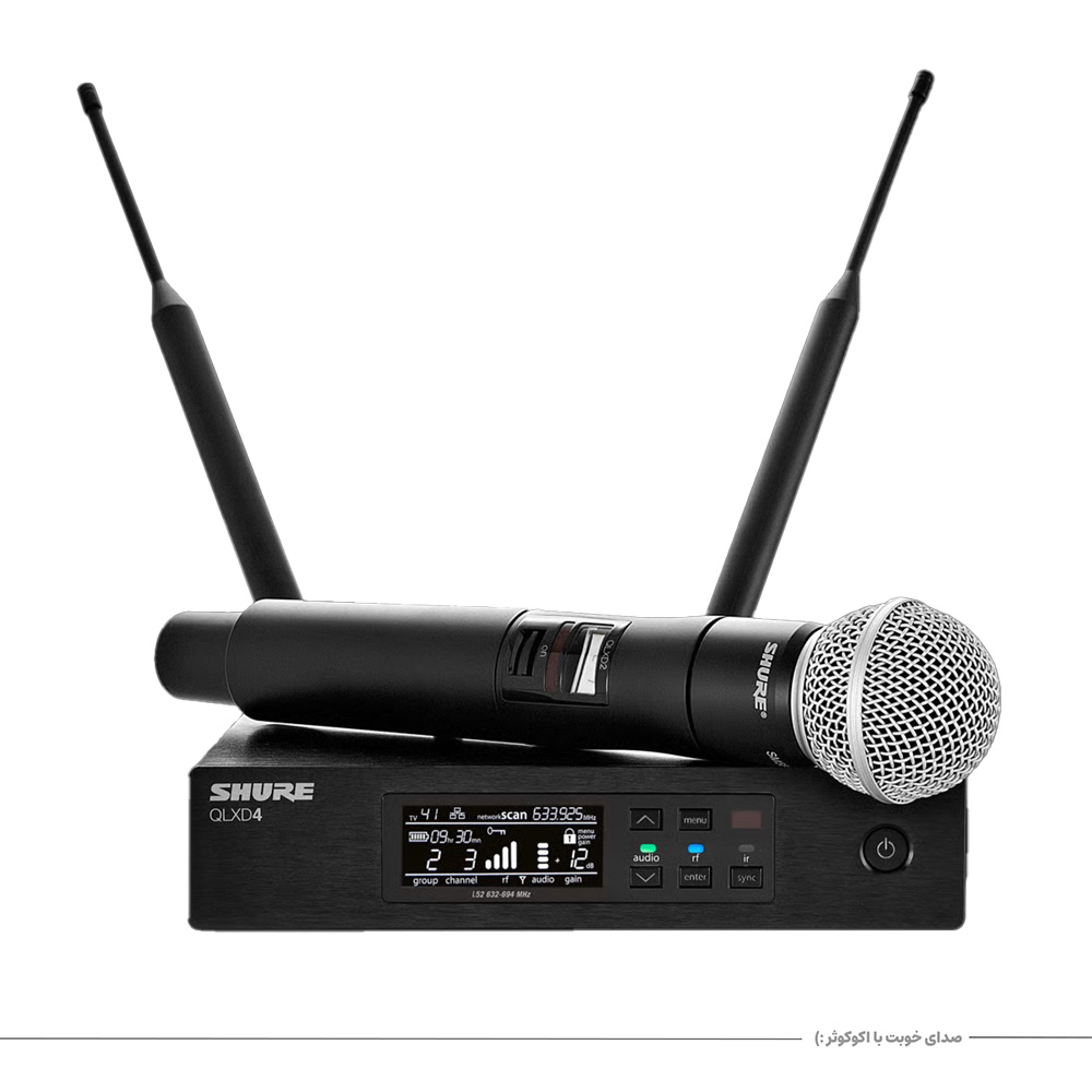 میکروفن بیسیم شور مدل QLXD24/SM58