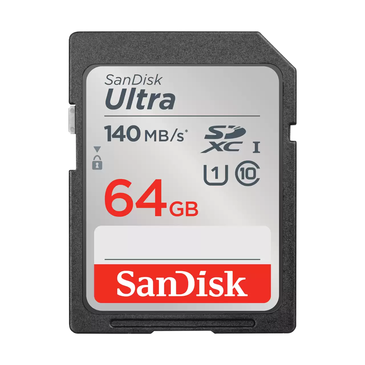 کارت حافظه SDXC سن دیسک مدل Ultra کلاس 10 استاندارد UHS-I U1 سرعت 140MB/s ظرفیت 64 گیگابایت